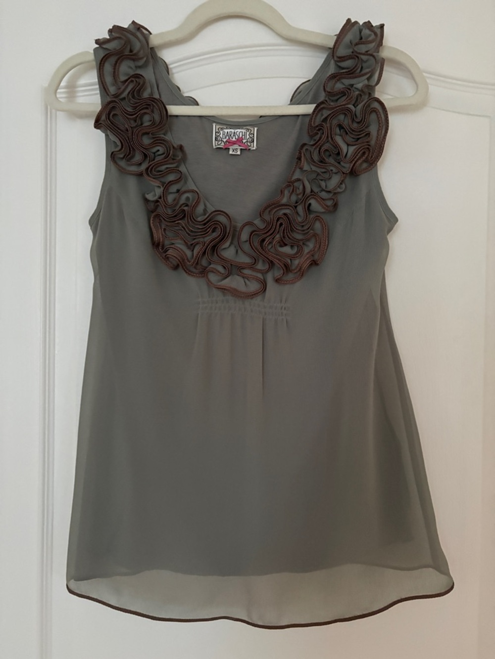 Anthropologie Rosette Tank Top
